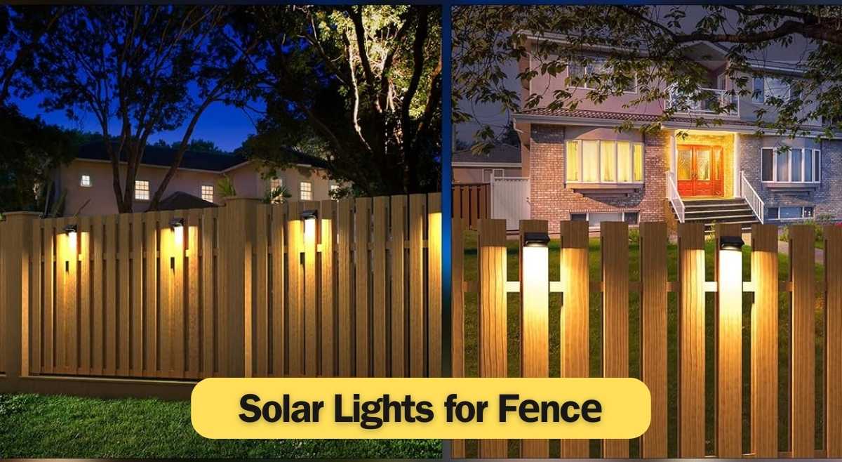 solar lights for fence